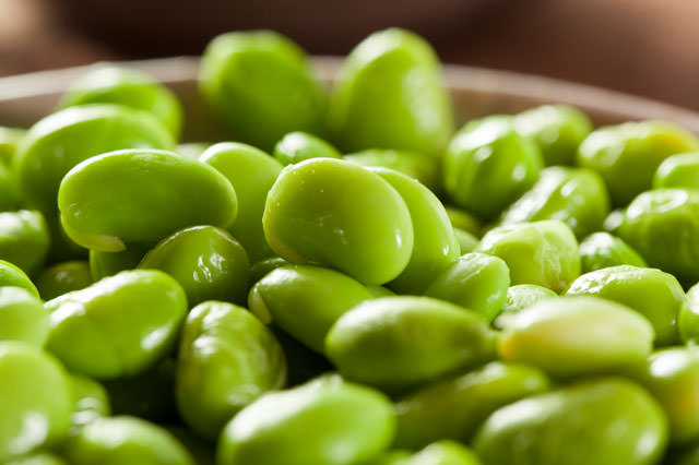 Green Organic Edamame with sea salt